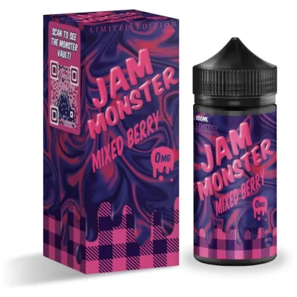 Jam Monster Premium E-Liquid 100ml - Blueberry / 3mg