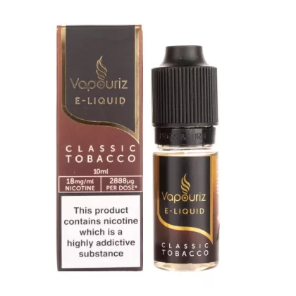 Classic Tobacco E-Liquid by Vapouriz Premium - 6mg