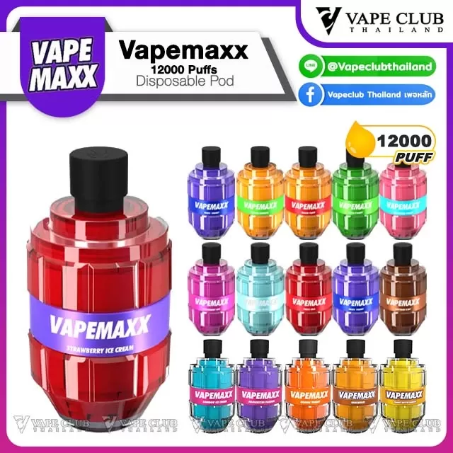 Vapemaxx 12000 Puffs Disposable Pod