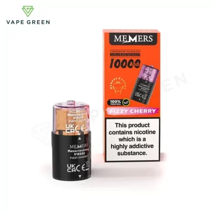 Fizzy Cherry Prefilled Pod Refill Pack by Memers Wukong V10000