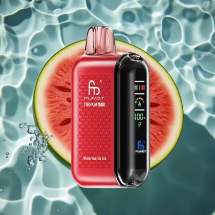 Fumot Tornado 20000 Puffs Disposable Vape – Watermelon Ice, Dual Mesh Coil, 850mAh Battery - Bangvapeaustralia