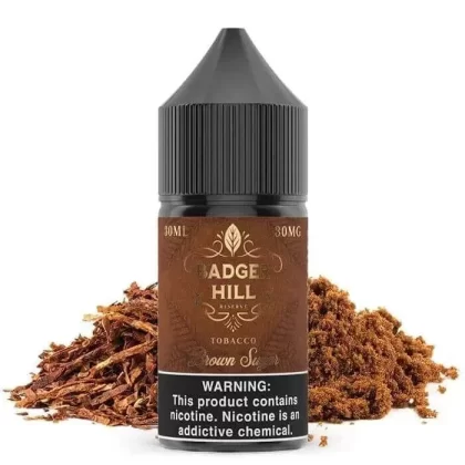 Brown Sugar Nicotine Salt by Badger Hill Reserve - Size#30ml~Nicotine#30MG>50MG