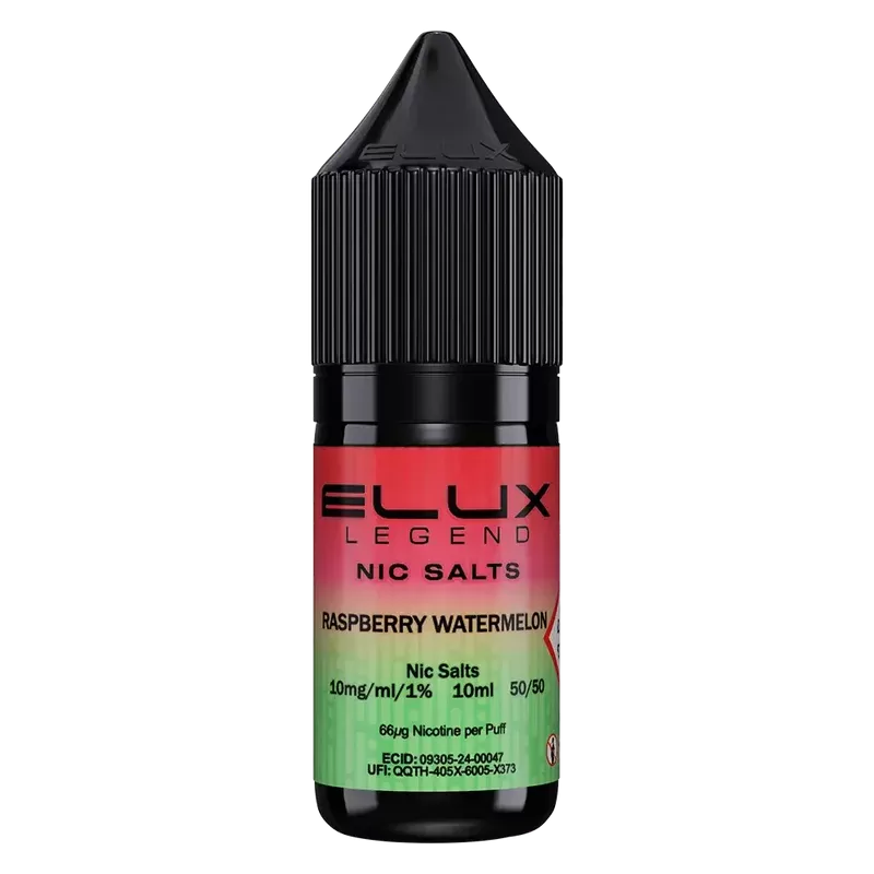 Elux Raspberry Watermelon Nic Salt Vape Juice 10ml