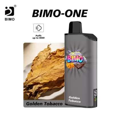 BIMO ONE 9000 Puffs – Golden Tobac - Ozvapeone