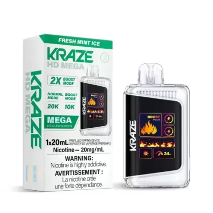 Kraze HD Mega – Fresh Mint Ice