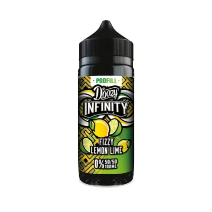 Fizzy Lemon Lime 50/50 100ml Shortfill E-Liquid by Doozy Infinity Podfill