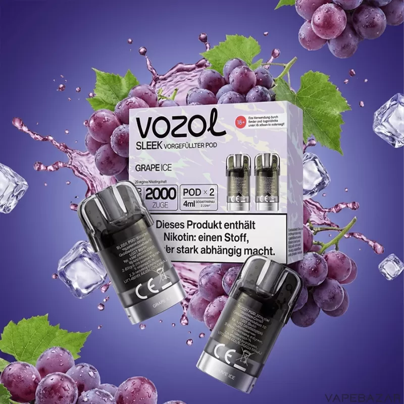 Vozol Sleek Pods – Grape Ice