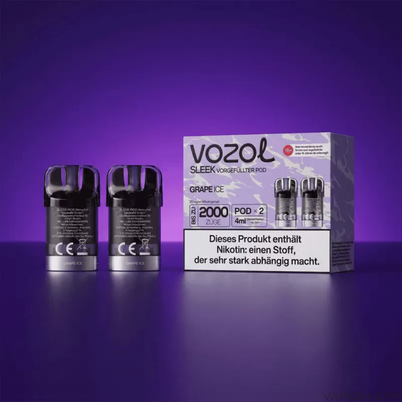 Vozol Sleek Pods – Grape Ice - Image 2
