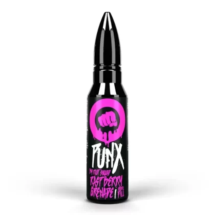 Punx Raspberry Grenade 50ml Short Fill by Riot Squad
