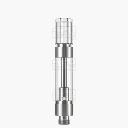 CCELL | M6T Plastic Vape Cartridge with Barrel Clear Plastic Mouthpiece | 1mL – Press On – 100 Count