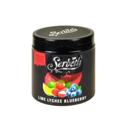 Serbetli Premium Hookah Tobacco 250g Lime Lychee Blueberry