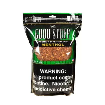 Good Stuff Menthol Pipe Tobacco Bag - Size#2oz>6oz>16oz>5lb (A229A3)