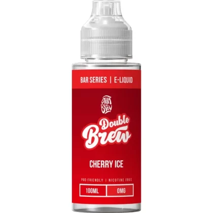 OHM BREW DOUBLE BREW CHERRY ICE 100ML SHORTFILL E-LIQUID