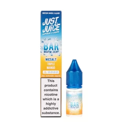 Triple Mango Bar Below Zero Nic Salt E-Liquid by Just Juice
