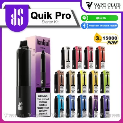 KS Quik Pro 15000 Puffs Starter Kit - Vapeclubth