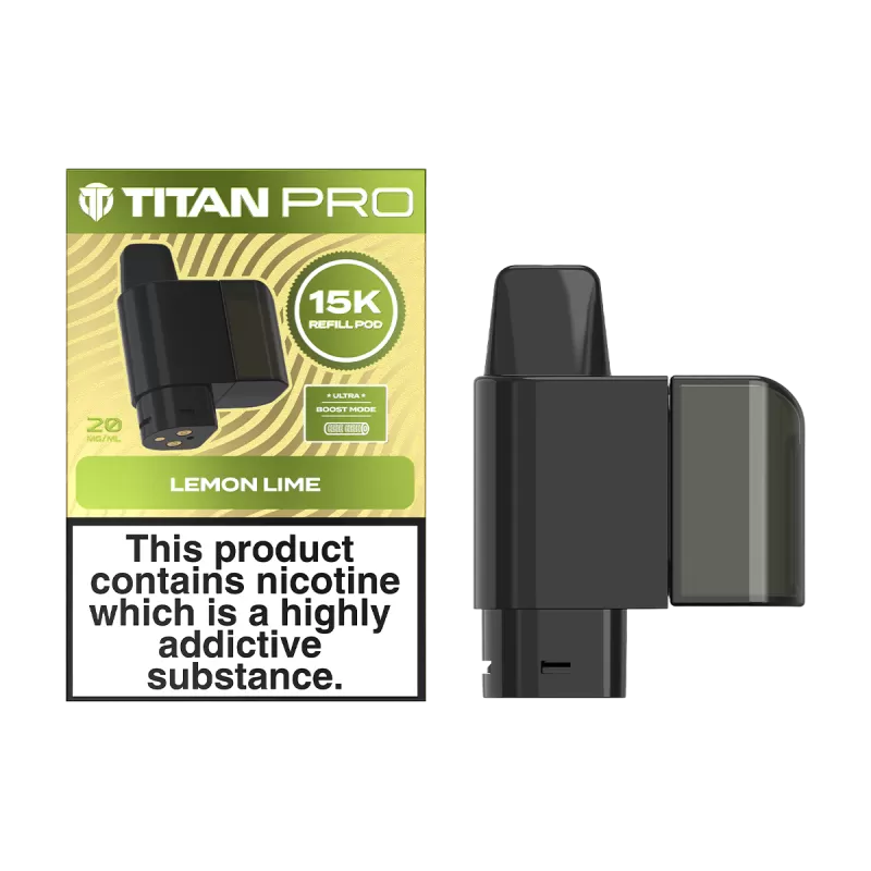 Titan Pro 15K Refill Pack - Lemon Lime - Vapeshop Co - Image 3