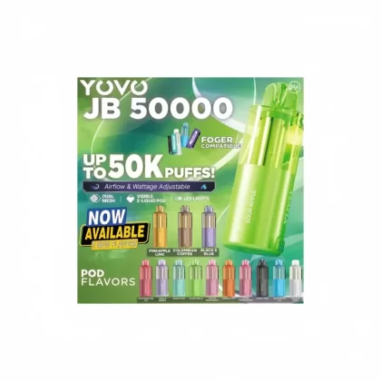 Yovo JB50000 Pod Disposable 50,000 Puffs - Bangvapeaustralia