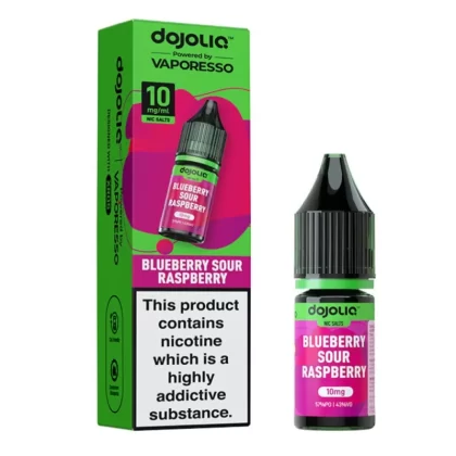 Blueberry Sour Raspberry Nic Salt E-Liquid by Dojoliq (10ml)