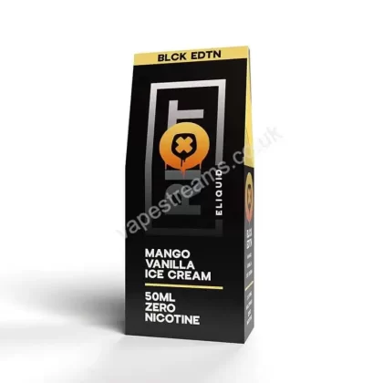 Riot Squad BLCK EDTN Mango Vanilla Ice Cream E-Liquid Shortfill - Vapestreams Co