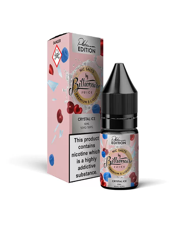 Billionaire Juice Crystal Ice Nic Salt E-Liquid - 10mg