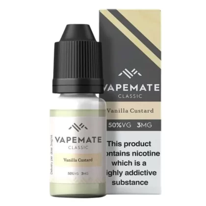 Vanilla Custard E-Liquid by Vapemate (10ml) - 18mg
