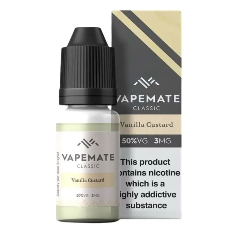 Vanilla Custard E-Liquid by Vapemate (10ml) - 18mg