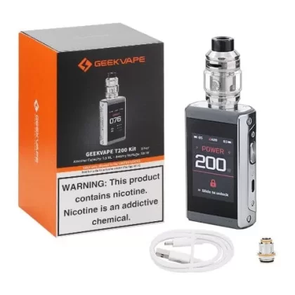 Geekvape Aegis Touch T200 Vape Starter Kit - 7 Color, Azure Blue