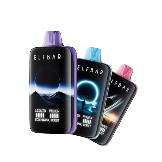 ELF BAR Moon Night 40000 40K Puffs Disposable Vape Kit - Grape Raspberry / 50mg