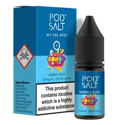 Pod Salt Bubble Blue Nic Salt E Liquid 10ml