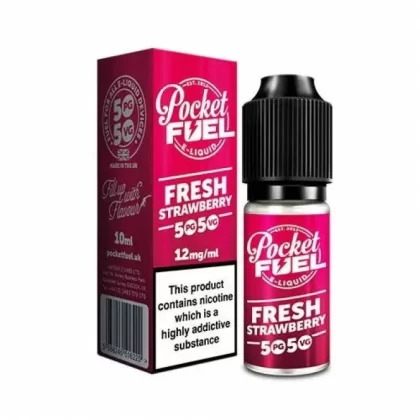 Pocket Fuel Fresh Strawberry 50/50 E Liquid (10ml)