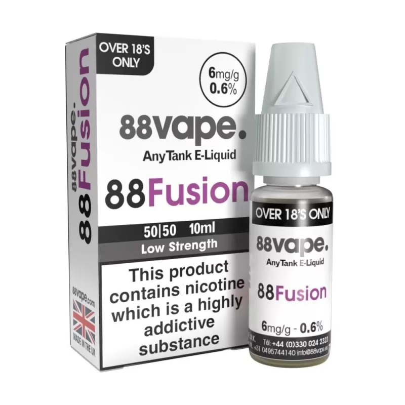 Fusion E-Liquid Anytank Series by 88vape (10ml) - 1mg