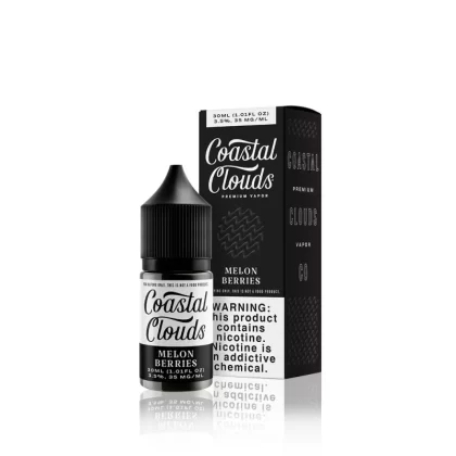 Coastal Clouds Co. Salt E-Liquid – Melon Berries – 30ml