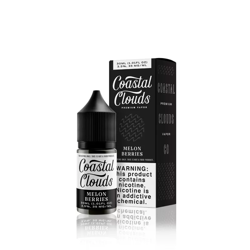 Coastal Clouds Co. Salt E-Liquid – Melon Berries – 30ml