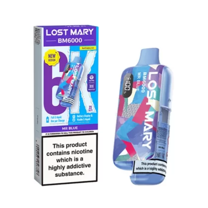 Lost Mary BM6000 Prefilled Pod Kit Mr Blue - 20mg