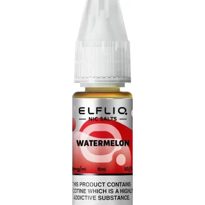 Elf Bar Elfliq Watermelon Nic Salt Vape Juice - Strength 10mg