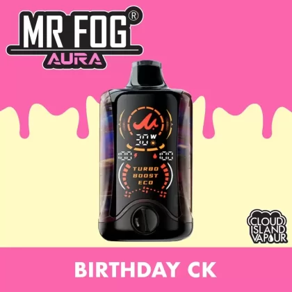 MR FOG AURA 60K Disposable Vape – Birthday CK