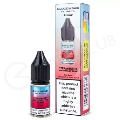 Strawberry Watermelon B-Gum Nic Salt E-Liquid by Bloody Bar - Ecigpremium