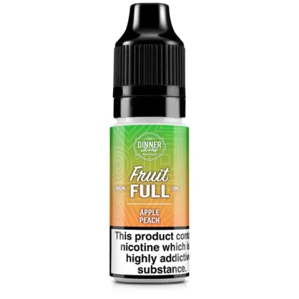 Apple Peach Fruit FULL Nic Salt E-Liquid by Dinner Lady