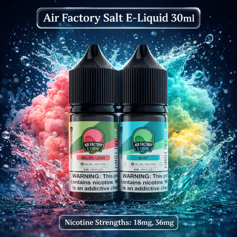 Air Factory Salt E-Liquid 30ml - Pink Berry / 36mg - Vapeciga