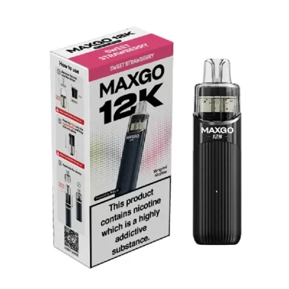 Relx Maxgo 12k Prefilled Pod Kit Sweet Strawberry - Nicotine Strength#20mg (DA2E35) (DA2E35)