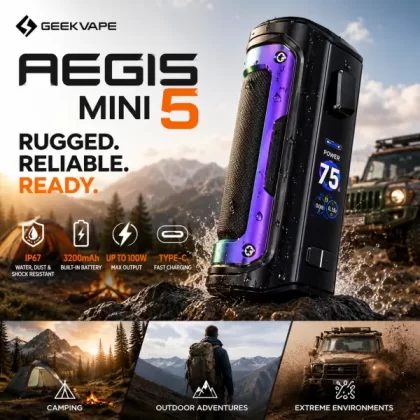 Geek Vape Aegis Mini 5 Mod - black, blue