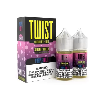 Twist E-Liquid Purple No.1 2x 30ml (60ml) Nic Salt Vape Juice – Twist E-Liquids - Vape Product, Vape Product