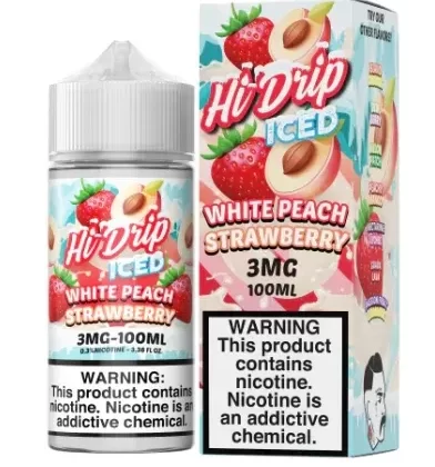 Hi-Drip ICED White Peach Strawberry 100ml