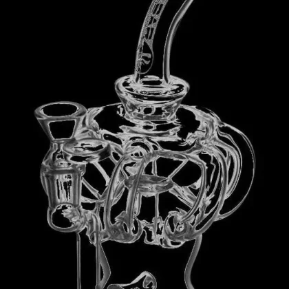 Pulsar Recycler Water Pipe with Inline Perc - Ejuicewarehouse