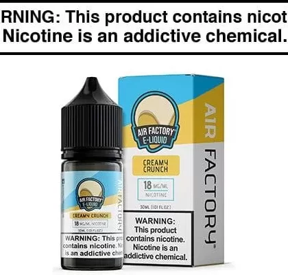 CREAMY CRUNCH BY AIR FACTORY SALT 30ML - Vapejuice
