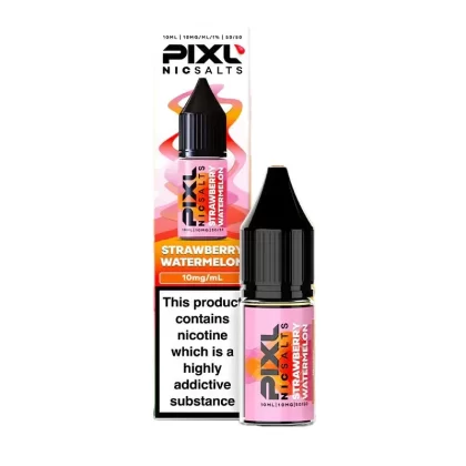 Pixl Strawberry Watermelon Nic Salt E-Liquid - 10 Pack