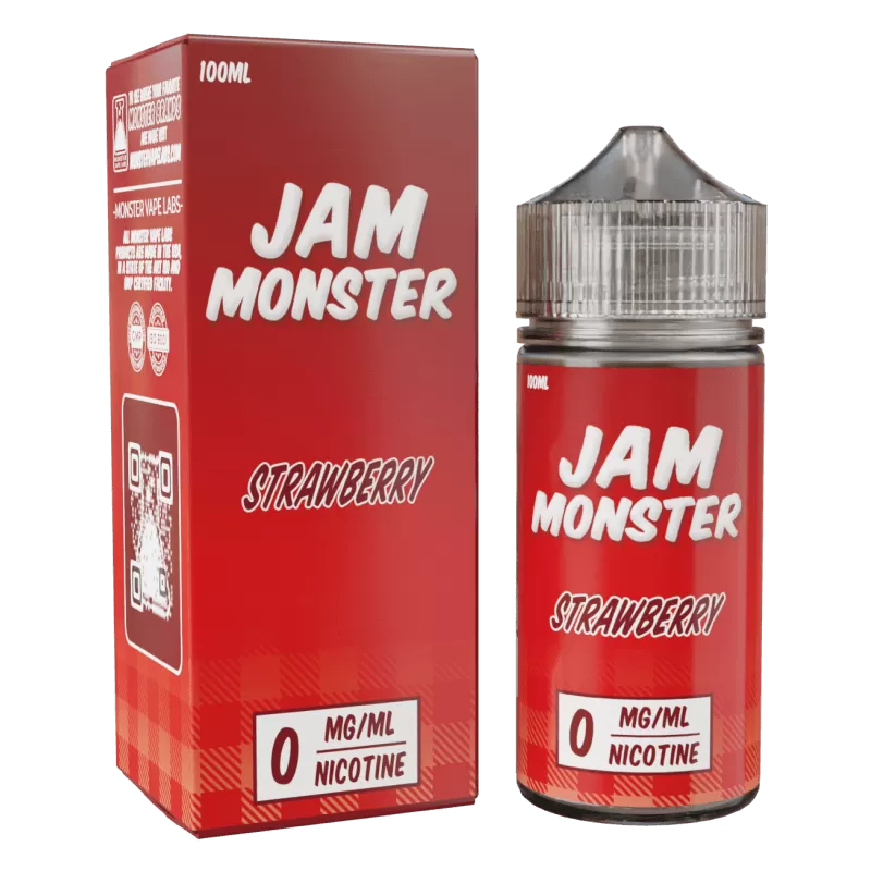 Jam Monster - Strawberry - 100ML E-Liquid - 0MG