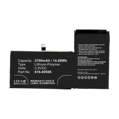 Batteries N Accessories BNA-WB-P12150 Cell Phone Battery – Li-Pol, 3.8V, 3700mAh, Ultra High Capacity – Replacement for Apple 616-00506 Battery