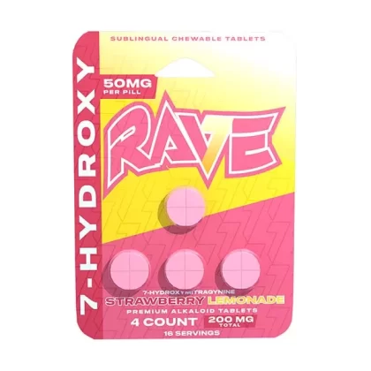 Rave 7-Hydroxymitragynine Tablets 4x50MG (200 MG Total)