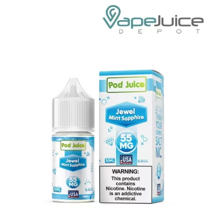 Jewel Mint Sapphire Pod Juice TFN Salt 30ml
